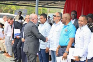 Prezidan KPT a Laurent Saint-Cyr ak Premye Minis lan vizite Depatman Nò peyi a pou lansman travay RN3 a