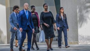 Prosè prezidan Jovenel Moïse: Martine Moïse akize ansyen prezidan Michel Martelly ak ansyen PM Ariel Henry